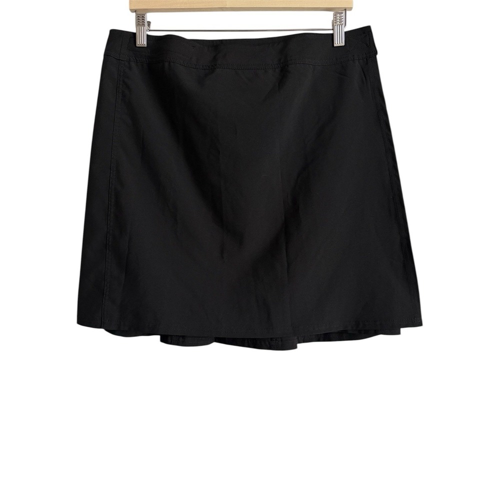 Rip Skirt Wrap Swimsuit Coverup Women's Large‎ Black Beach Cruise Pool Stretch